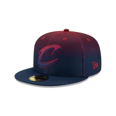 Sapca New Era Cleveland Cavaliers NBA Back Half 59FIFTY Fitted - Rosii